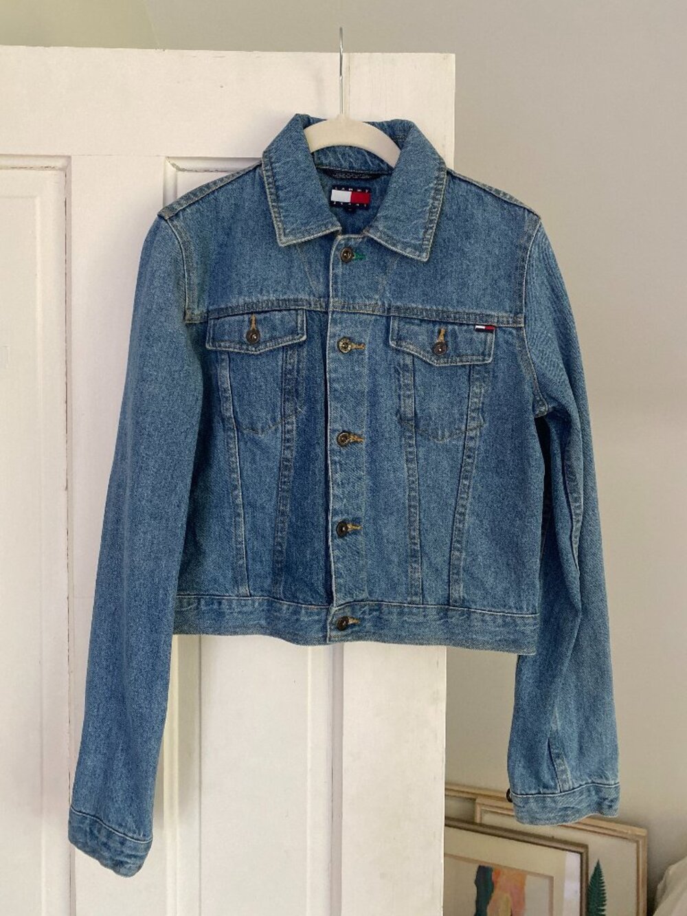Vintage 90s Tommy Hilfiger Jean Jacket - Size Medium